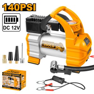 INGCO AUTO AIR COMP 12V 140PSI 35L/MIN 10BAR