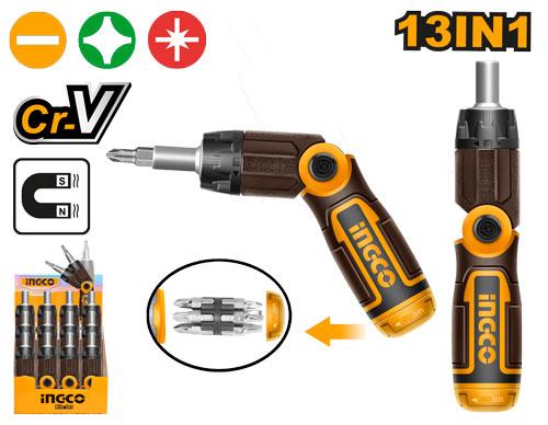 INGCO S/DRIVER 13 IN ONE RATCHET