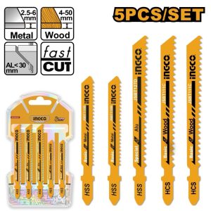 INGCO BLADE JIGSAW COMB SET 5 PC