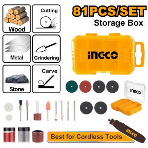INGCO DRILL MINI ACC KIT GENERAL 81PC