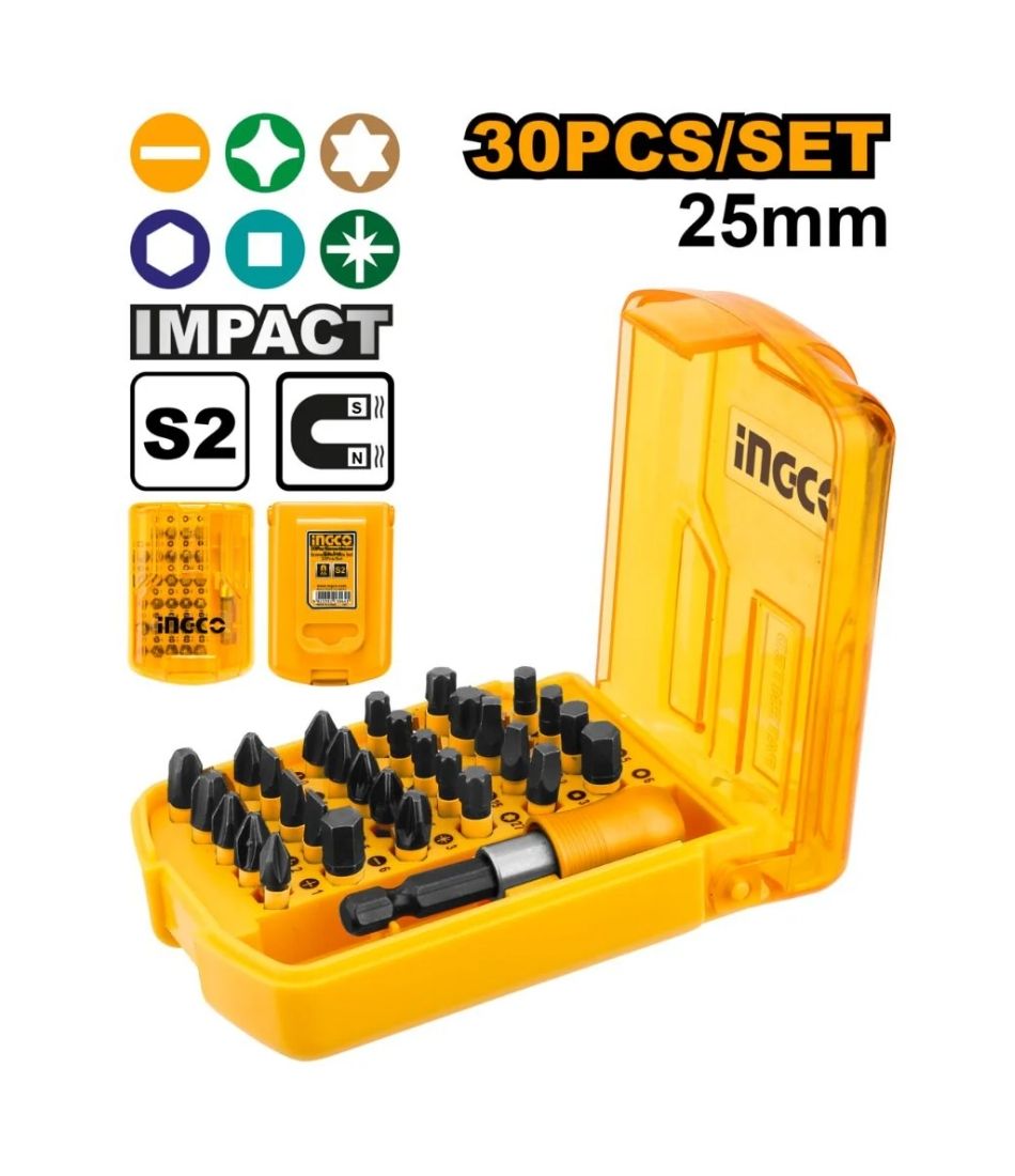 INGCO S/D BIT IMPACT SET S2 30PC
