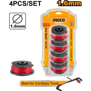 INGCO TRIM LINE 1.6MM X 5M SPIRAL LINE 4PC