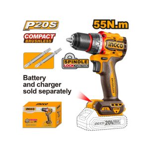 INGCO 20V B/L DRILL 55NM IN BOX