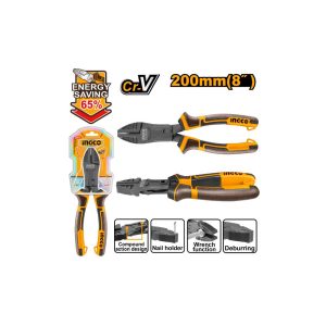 INGCO PLIER COMPOUND COMBINATION 200MM CR-V