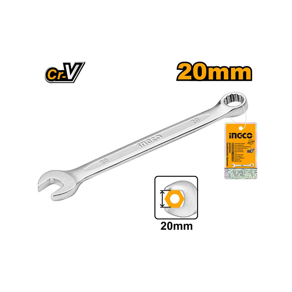 INGCO SPANNER COMBINATION 20MM