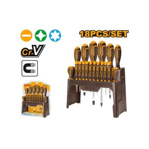 INGCO S/DRIVER PRECIS SL/PH 18PC