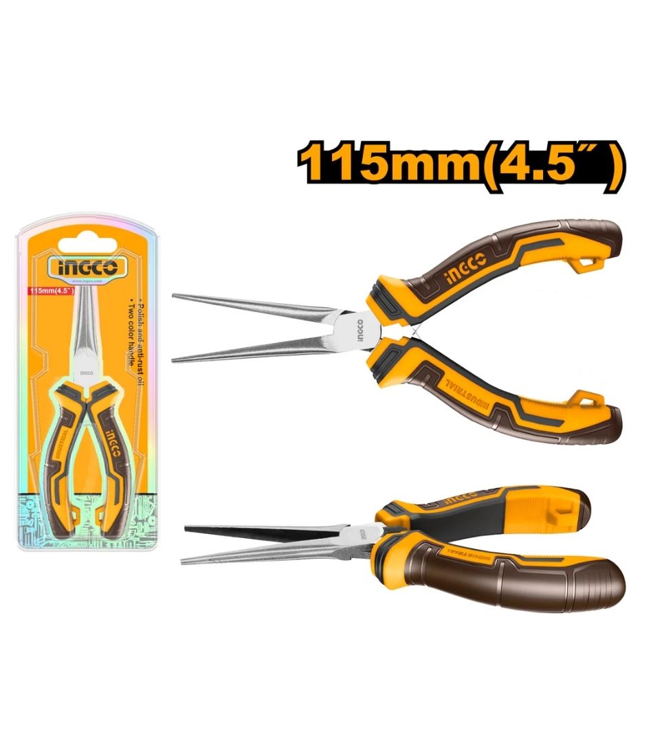 INGCO PLIER LONG NOSE MINI 115MM