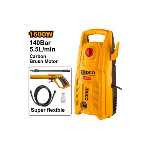 INGCO HIGH PRESSURE WASHER 140BAR 1600W