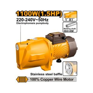 INGCO PUMP JET 1100W MAXFLOW 70L/MIN