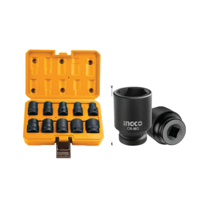 INGCO IMPACT SOCKET SET 1/2" 10PC
