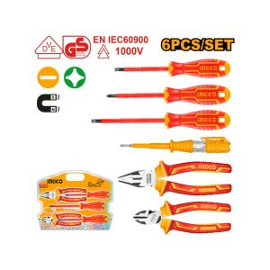 INGCO TOOL SET VDE BLISTER 6PC
