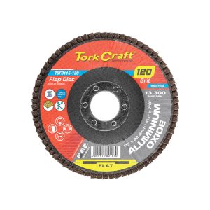 TORK CRAFT FLAP SANDING DISC 115MM 120 GRIT