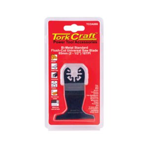 TORK CRAFT QUICK CHANGE FLUSH CUT UNIVERSAL SAW BLADE 65MM(2-1/2)18TPI