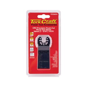 TORK CRAFT QUICK CHANGE FLUSH CUT WOOD SAW BLADE 34MM(1-5/16)14TPI CRV