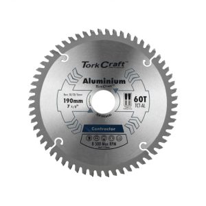 TORK CRAFT BLADE CONTRACTOR ALUM 190 X 60T 30/20/16 CIRCULAR SAW TCT