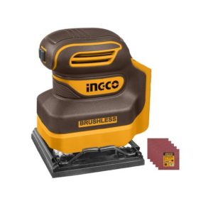 INGCO 20V CORDLESS SANDER SHEET 110MM x 100MM BARE (INCL SANDING SHEET SET)