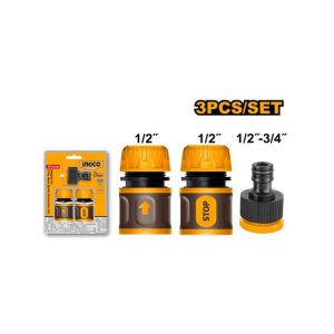 INGCO GARDEN HOSE ADPT SET 1/2 3PC