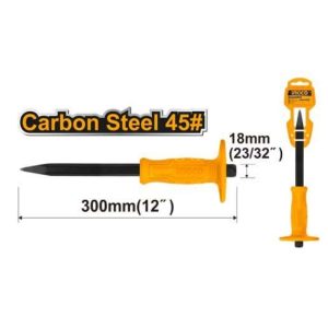 INGCO CHISEL CONCRETE 4MM X 300 + GUARD