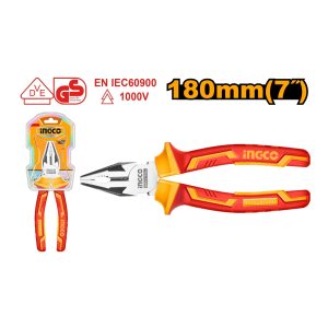 INGCO PLIER VDE 1000V 180MM COMBINATION