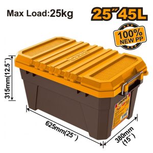 INGCO 25" PLASTIC TOOL BOX